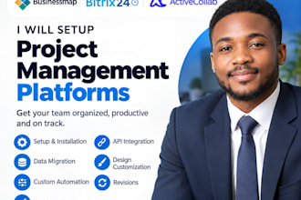 setup zoho project, ganttpro, avaza, quire, businessmap, bitrix24, activecollab