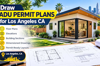 draw adu permit plans for los angeles ca