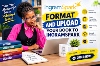 format and upload your book to ingramspark