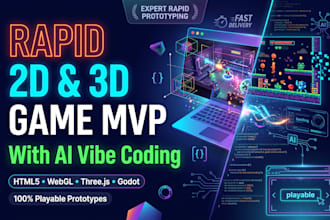 vibe code 2d or 3d game for you