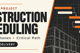 create a construction schedule and gantt chart in microsoft project