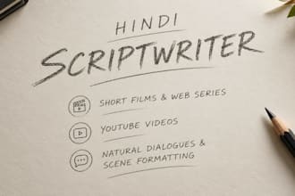 write original hindi script with scene visual direction