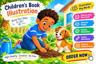 illustrate children story book illustration and picture book illustrator