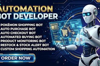 do pokemon bot, auto purchase bot, checkout bot, auto buying bot, shopping bot
