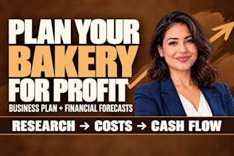 write a custom bakery business plan market research financial forecasts