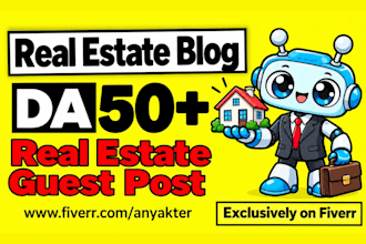 publish real estate guest posts on relevant real estate websites