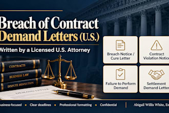 draft a breach of contract demand letter US