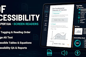 remediate PDF accessibility for wcag, PDF, ua and screen readers