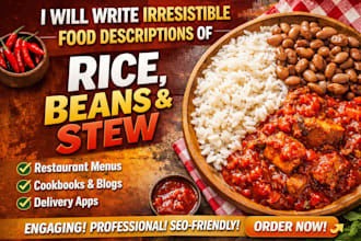 write irresistible food descriptions that sell