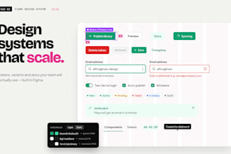 build a scalable figma design system for complex b2b saas products