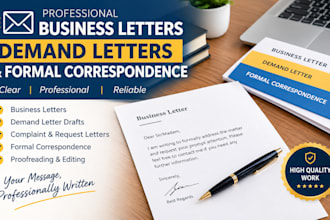 write professional business letters demand letters and formal correspondence