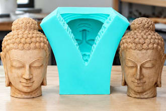 turn your product into a 3d printable silicone casting mold