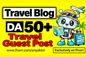 publish travel guest posts on relevant travel websites