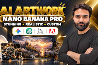 create custom ai artwork using nano banana pro