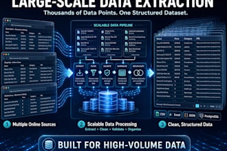 scrape high volume structured data