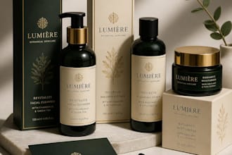 design premium packaging and labels