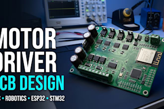 design a stepper bldc uav dac motor driver pcb cnc pwm robotics esp32 stm32 foc
