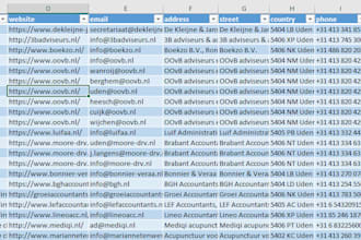 scrape google maps data and extract verified business emails