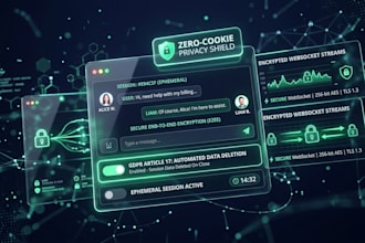 build a custom realtime live chat and website widget