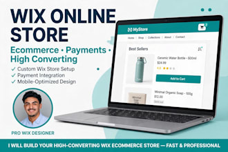 wix studio online store, wix shop redesign, wix store design, wix ecommerce