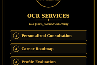 provide career counselling and profile evaluation