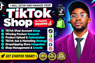 optimize tiktok shop, tik tok shop setup, tiktok ads and tiktok shop marketing