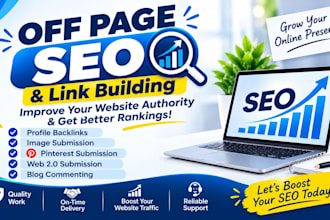 do off page SEO link building and keyword research