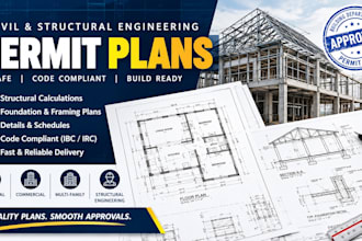 provide civil structural engineering and permit drawings