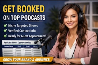 book radio interviews and promote you as a radio guest