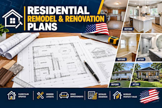 create residential remodel and renovation plans