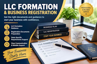 provide llc formation, registration documents and business setup guidance