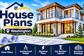 design house plans ,floor plans and renovation drawings in washington