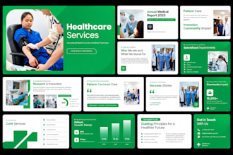 design healthcare medical presentation medtech biotech investor pitch deck