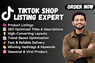 optimize tiktok shop product listings with SEO titles and descriptions