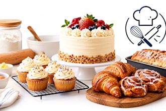 create custom cake recipes pastry recipes bread recipes and baking instructions