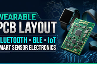 design wearable pcb layout for bluetooth and smart sensor devices