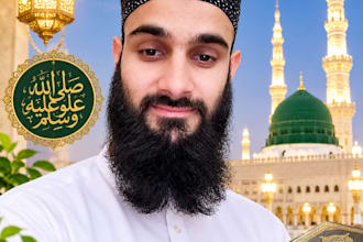 design professional islamic posts and youtube thumbnails