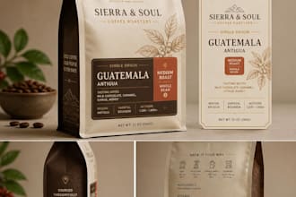 do food packaging and coffee bag packaging bag design