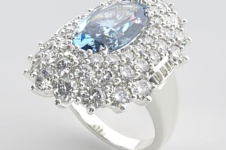 create jewelry design, photorealistic jewelry rendering and jewelry animation