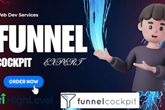 build a funnelcockpit sales funnel and landing page