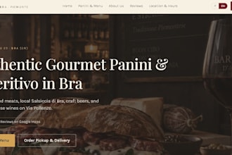 create a mobile friendly bilingual website for your restaurant with reservation