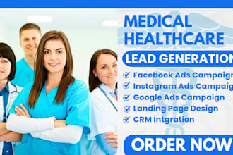 healthcare leads, healthcare facebook ads, healthcare google video ads