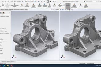 convert 3d scans, stl mesh, step files and drawings into editable mechanical cad