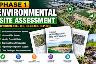 provide phase 1 environmental site assessment and environmental diligence report