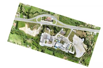 lidar point cloud processing, orthomosaic from drone data, digital terrain model