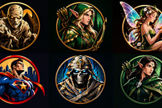 design a professional mummy, elf, fairy, hero logo