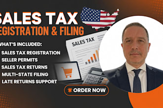 handle US tax registrations, sales tax filings and returns