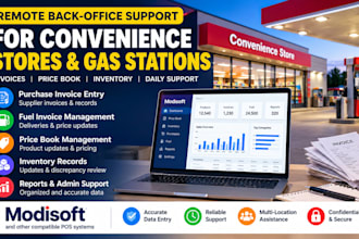 manage convenience store back office, invoices and price book