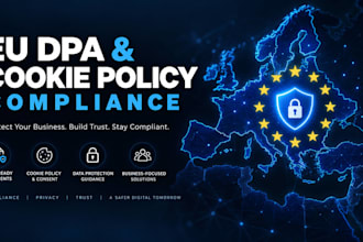 prepare a dpa data processing agreement and cookie policy compliant with eu laws