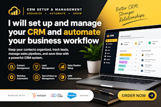 setup and manage your crm and automate your business workflow